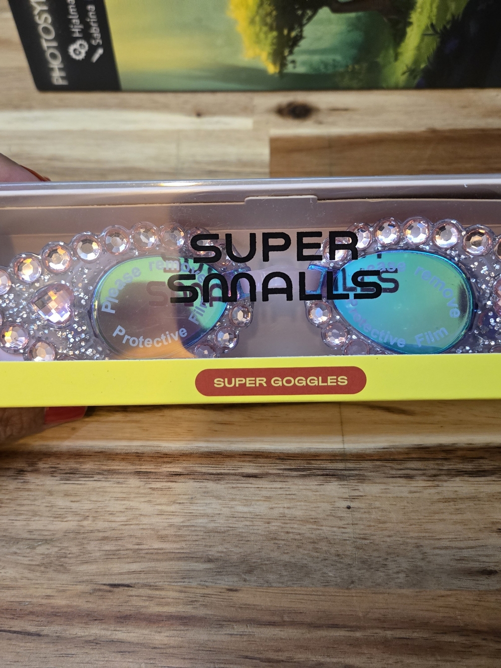 Super Snails Kids Swim Goggles in Silver with Blue Lenses